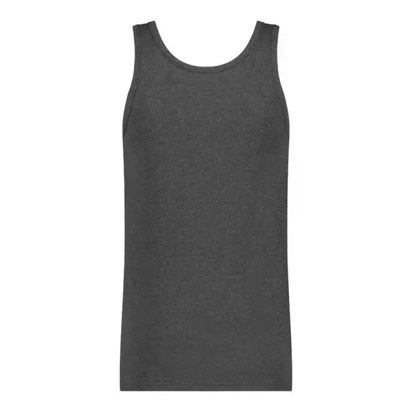 Beeren heren hemd antraciet - Katoenen onderhemd - Singlet grijs Beeren heren hemd antraciet - Katoenen onderhemd - Singlet grijs