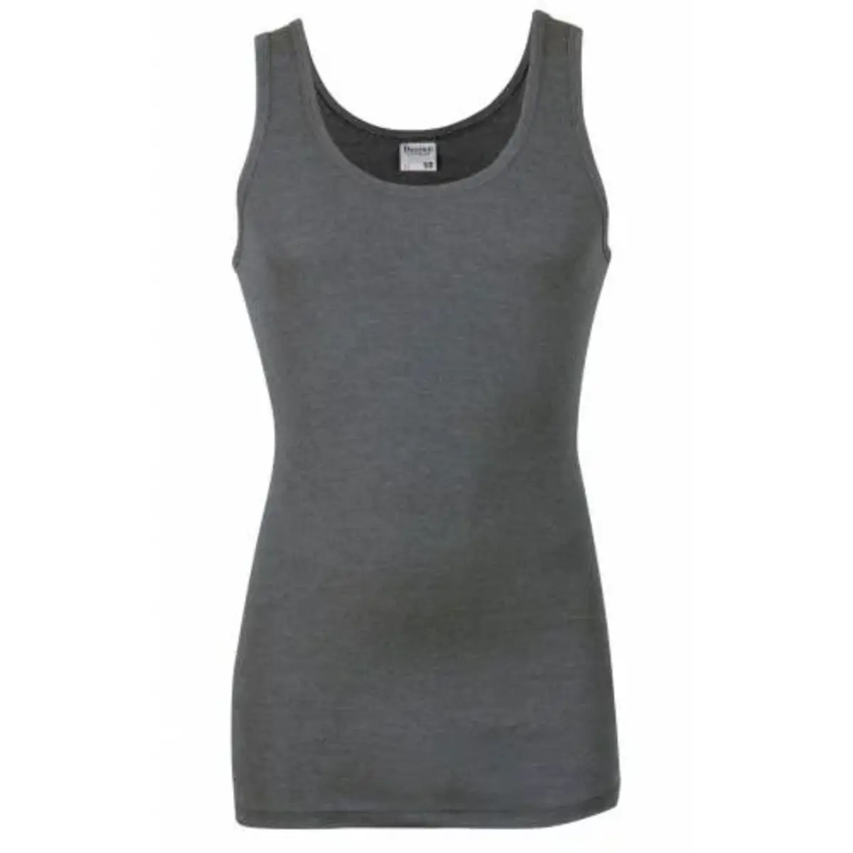 Beeren heren hemd antraciet - Katoenen onderhemd - Singlet grijs