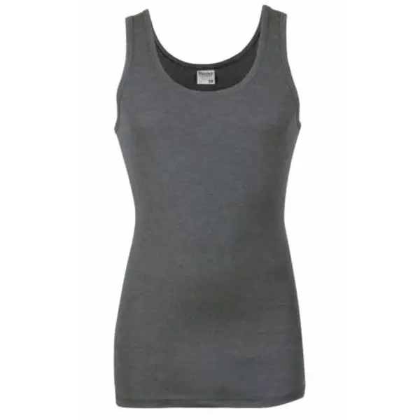 Beeren heren hemd antraciet - Katoenen onderhemd - Singlet grijs Beeren heren hemd antraciet - Katoenen onderhemd - Singlet grijs