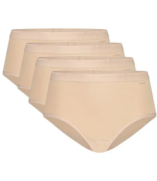 Ten Cate 4-Pack midi dames slips - 32418 - Ten cate ondergoed dames - Biologisch katoenen dames heup slips - Badstof kruisje Ten Cate 4-Pack midi dames slips - 32418 - Ten cate ondergoed dames - Biologisch katoenen dames heup slips - Badstof kruisje