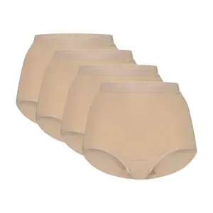 Ten Cate 4-Pack High Waist dames slip - Taille - Multipack dames hoge onderbroeken - Katoenen ondergoed Ten Cate 4-Pack High Waist dames slip - Taille - Multipack dames hoge onderbroeken - Katoenen ondergoed