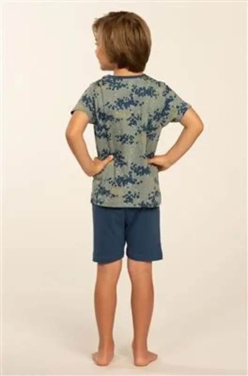 Eskimo jongens shortama - Tony - Jongens nachtkleding maat 128 Eskimo jongens shortama - Tony - Jongens nachtkleding maat 128