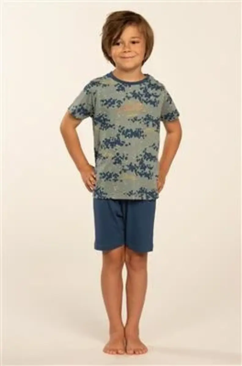 Eskimo jongens shortama - Tony - Jongens nachtkleding maat 128