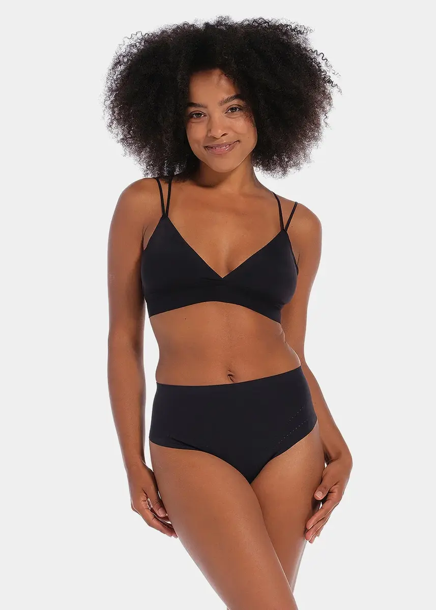 Magic sterk corrigerende string - Dream Shaper Thong - Buik corrigerende shapewear brief - Zwart - Huidskleur Magic sterk corrigerende string - Dream Shaper Thong - Buik corrigerende shapewear brief - Zwart - Huidskleur
