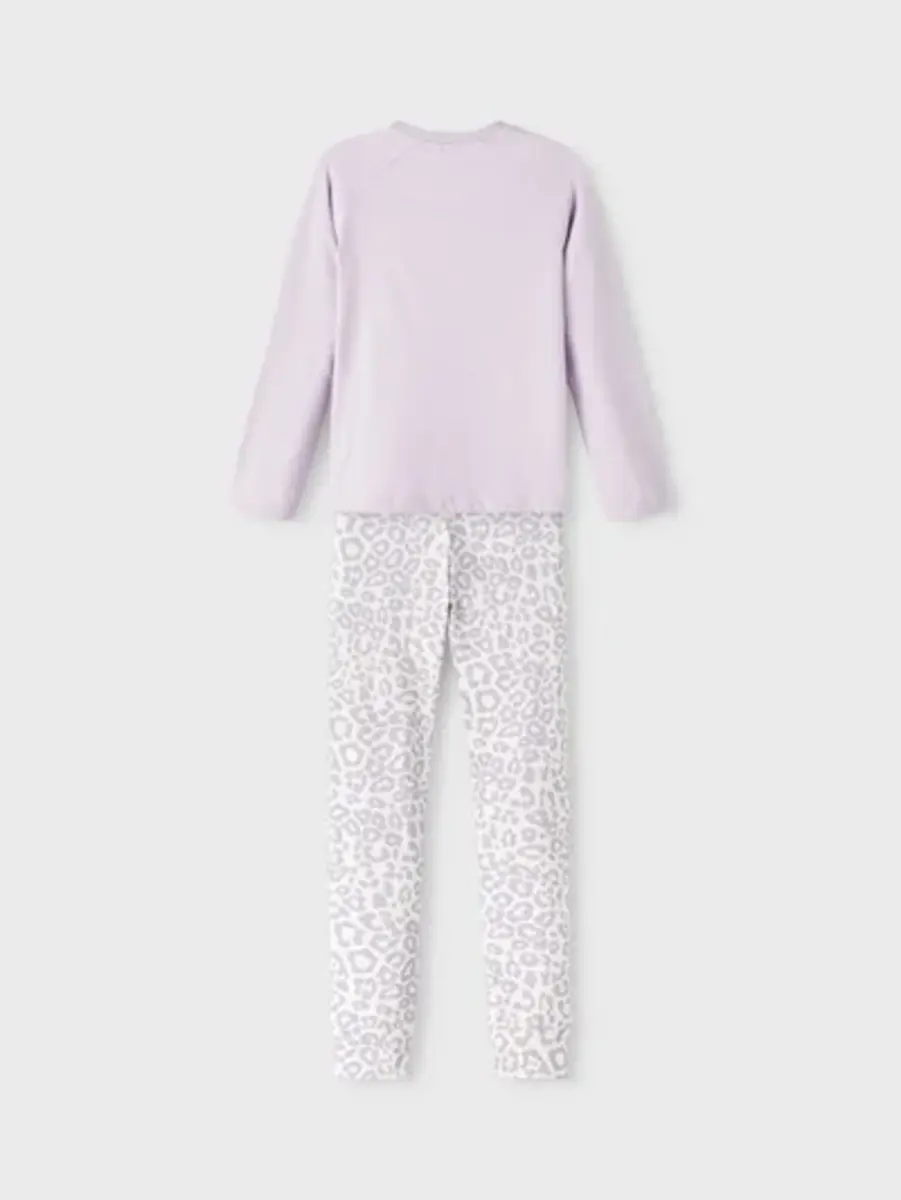 Name it meisjes pyjama - Orchid petal - Katoenen meisjes nachtkleding