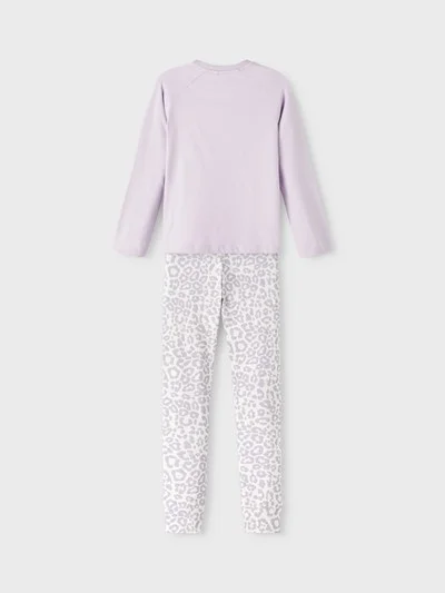 Name it meisjes pyjama - Orchid petal