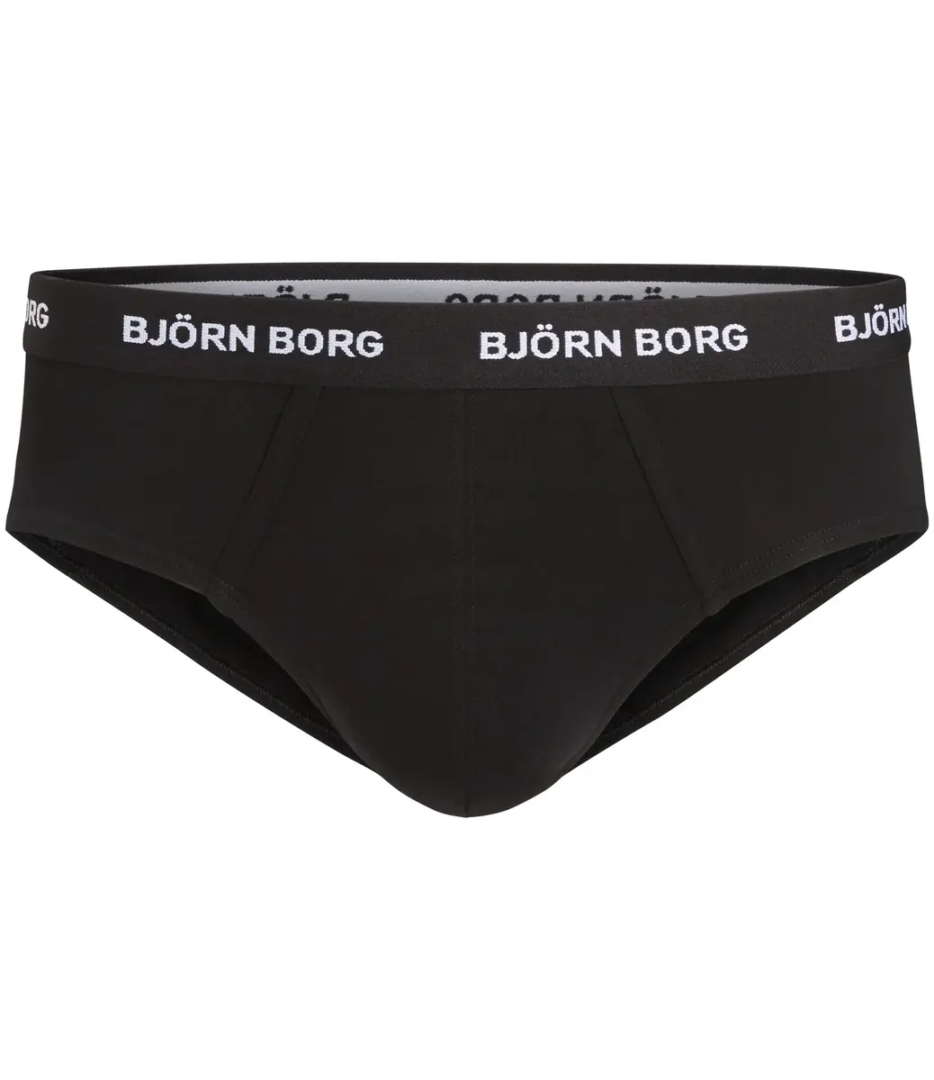 Bjorn Borg 3-pak Heren slip - Zwart heren onderbroek - Elastisch katoen Bjorn Borg 3-pak Heren slip - Zwart heren onderbroek - Elastisch katoen
