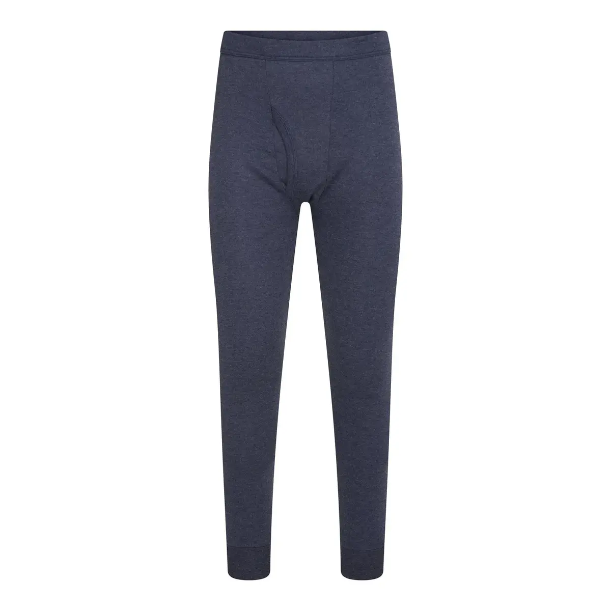Beeren heren lange pantalon - Thermobroek met gulp - Warme lange onderbroek - Blauw