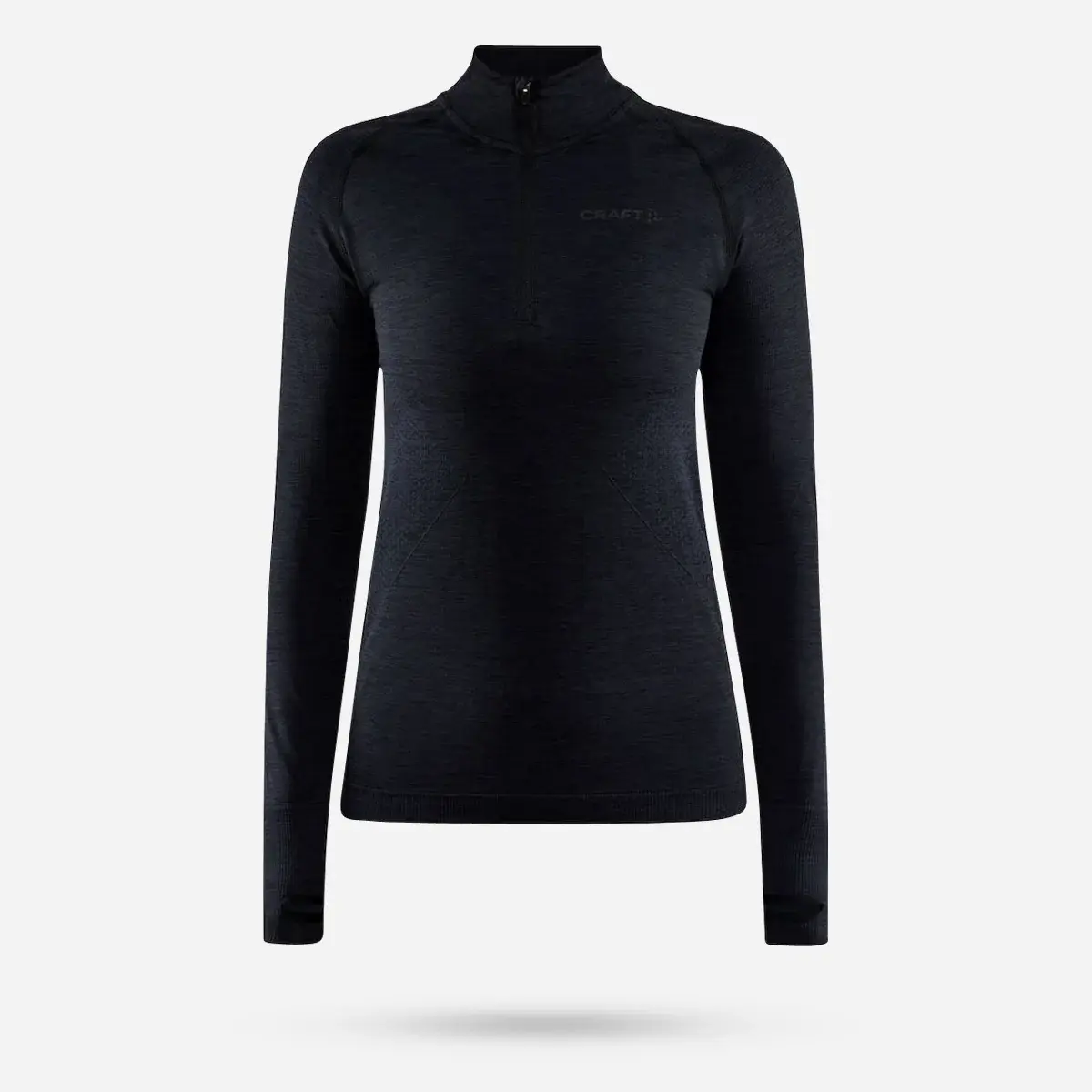 Craft Thermoshirt dames lange mouw met rits - Core dry - Baselayer ondershirt - Warm sportshirt vrouwen