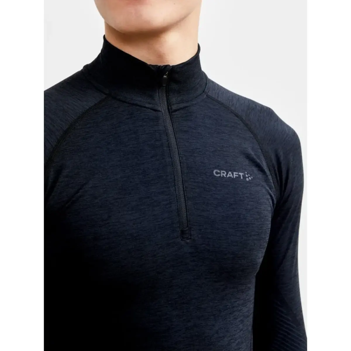 Craft thermoshirt heren lange mouw met rits - Core dry - Mannen baselary - Warm thermo ondergoed Craft thermoshirt heren lange mouw met rits - Core dry - Mannen baselary - Warm thermo ondergoed