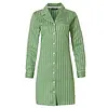Pastunette dames nachthemd Satijn L/M - Green Stripe