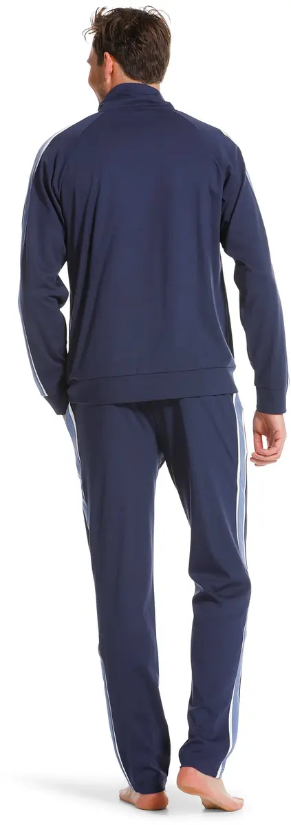 Pastunette heren Huispak Viscose - Blue Stripe - Viscose huispak mannen
