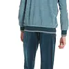 Pastunette velours Heren pyjama - Relax Blue