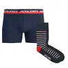 Jack & Jones heren sokken / boxers - Giftbox - Navy