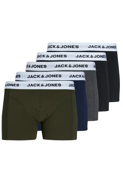 Jack & Jones 5-Pack - heren boxershort  Forest Night Jack & Jones 5-Pack - heren boxershort  Forest Night