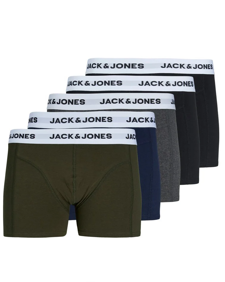 Jack & Jones 5-Pack - heren boxershort  Forest Night