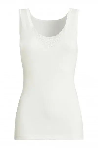 Entex dames thermo hemd met Kant - Kanten Wollen dames onderhemd Entex dames thermo hemd met Kant - Kanten Wollen dames onderhemd