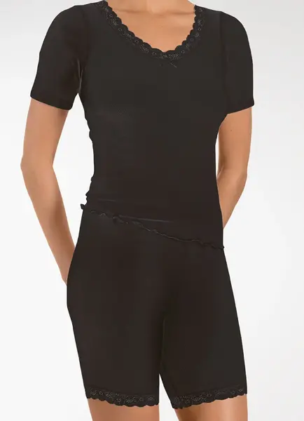 Nina von C dames Merino Wollen boxershort - Radler - Warme dames onderbroek lange pijpjes