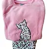 Outfitter fleece meisjes pyjama - Panter