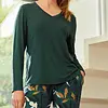 Nina Von C Pyjama shirt / Lounge shirt - Groen