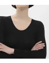 Mey dames thermo shirt Wol - Spencer - Lange mouw - Wollen thermo dames ondershirt ronde hals