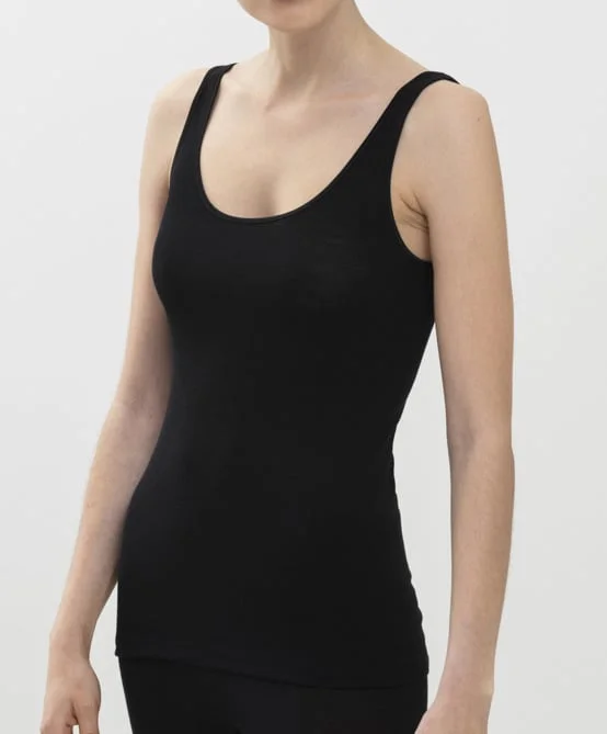 Mey dames wol-zijde hemd - Exquisite - Warm wollen onderhemd vrouwen - Brede bandjes