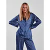 Pieces satijnen pyjama - Adela - Gray Blue