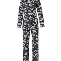 Pastunette pyjama Modal - lange mouw - Grey Flower