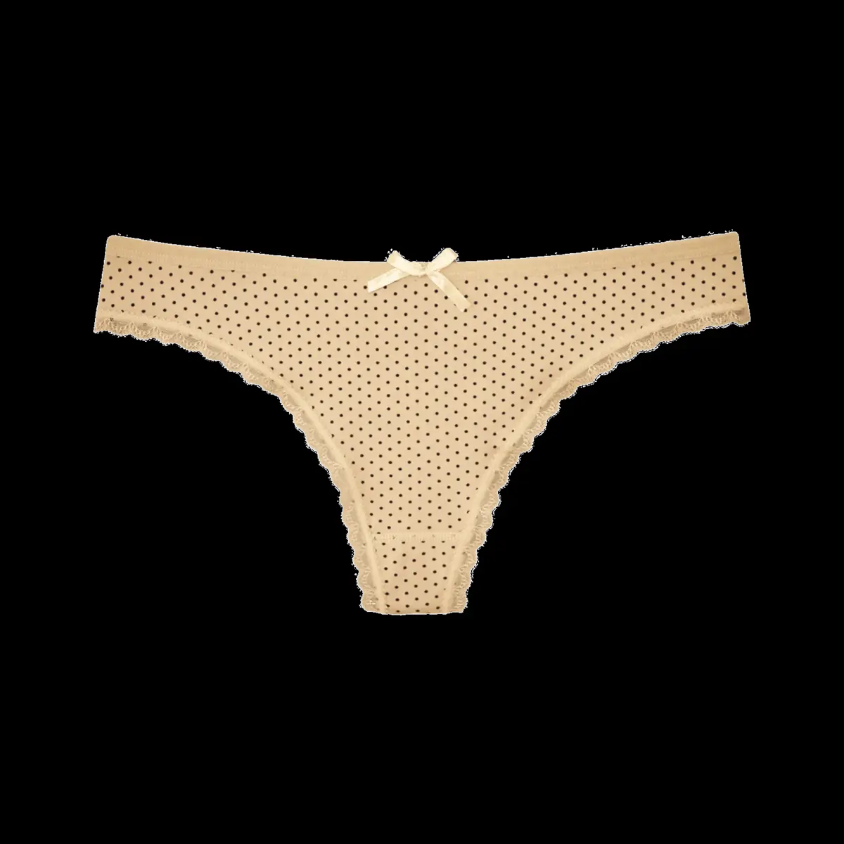 Fine woman 5-pack string Stippel - 806 - Multipack katoenen dames strings