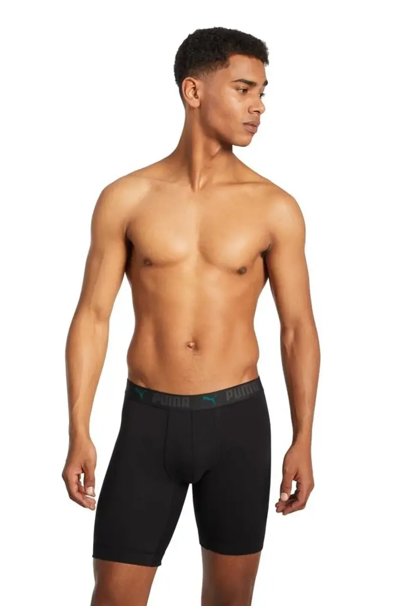 Puma 2-pack extra lange pijpjes boxershorts heren - Anti schuur onderbroek mannen - Katoen Puma 2-pack extra lange pijpjes boxershorts heren - Anti schuur onderbroek mannen - Katoen