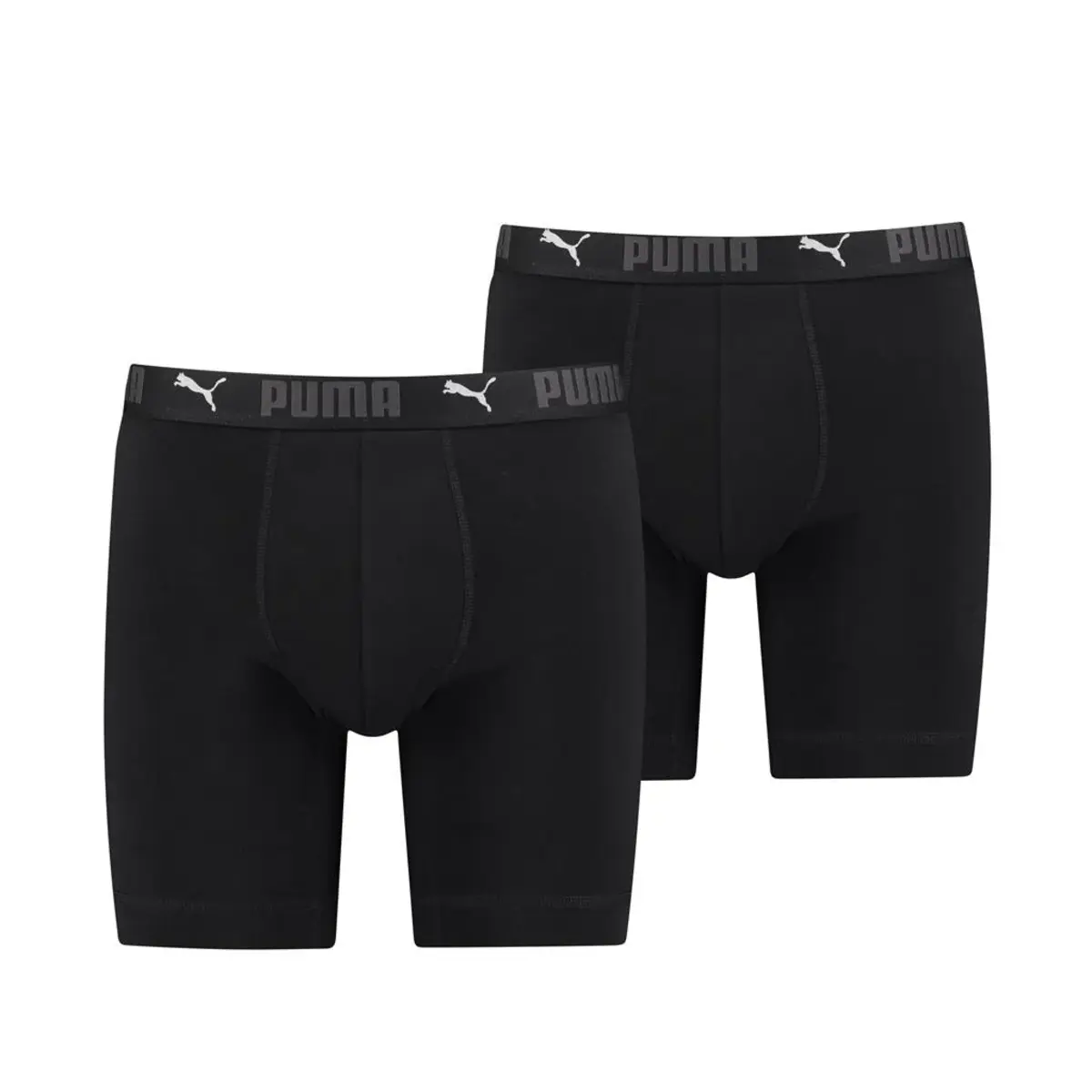 Puma 2-pack extra lange pijpjes boxershorts heren - Anti schuur onderbroek mannen - Katoen Puma 2-pack extra lange pijpjes boxershorts heren - Anti schuur onderbroek mannen - Katoen