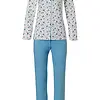 Pastunette dames pyjama Snow Dots - Light Blue