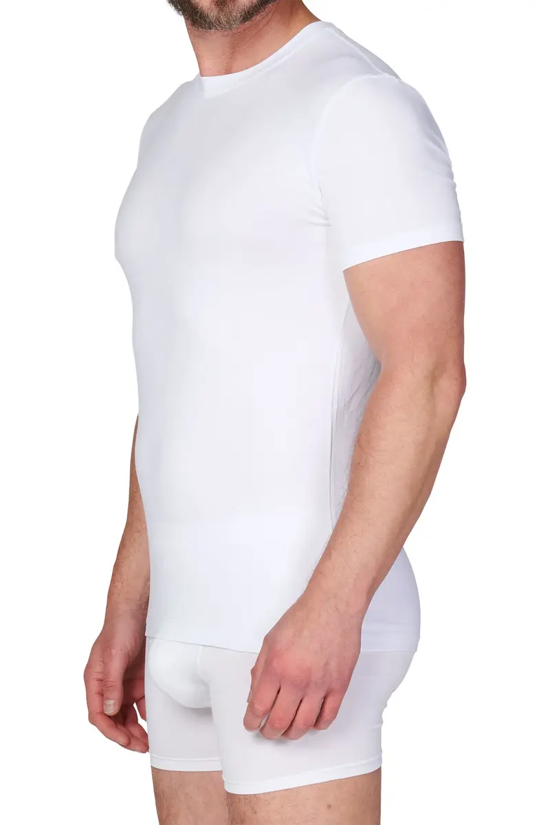 Ten Cate 2-Pack heren T-Shirt Hoge hals - 32327 - Mannen ondershirts biologisch katoen - Duurzaam - Korte mouw Ten Cate 2-Pack heren T-Shirt Hoge hals - 32327 - Mannen ondershirts biologisch katoen - Duurzaam - Korte mouw