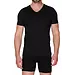 Ten Cate 2-Pack Heren T-Shirt V-hals - 32325 - Mannen ondershirts korte mouw - Elastisch biologisch katoen - Zwart