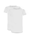 Ten Cate 2-Pack heren ondershirt - 32300 - 100% Biologisch katoenen basic ondershirts voor mannen - Wit