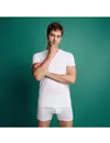 Ten Cate 2-Pack heren ondershirt - 32300 - 100% Biologisch katoenen basic ondershirts voor mannen - Wit