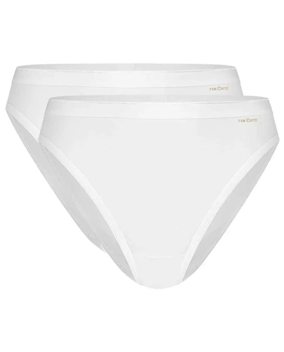 Ten Cate ondergoed 2-Pack dames Rio slip - 32282 - Hoog opgesneden dames slip - Biologisch katoen Ten Cate ondergoed 2-Pack dames Rio slip - 32282 - Hoog opgesneden dames slip - Biologisch katoen