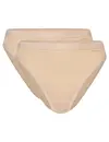 Ten Cate ondergoed 2-Pack dames Rio slip - 32282 - Hoog opgesneden dames slip - Biologisch katoen