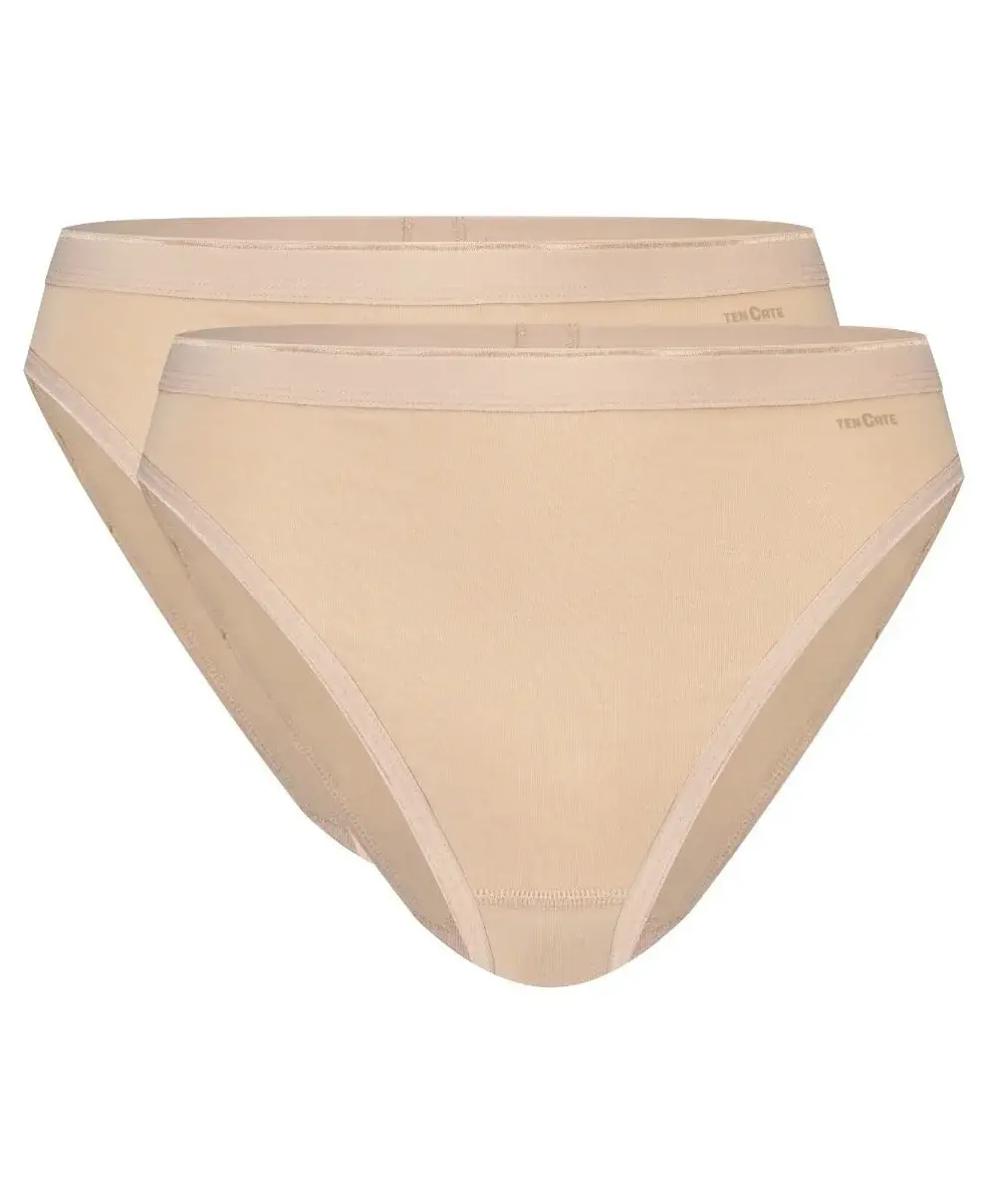 Ten Cate ondergoed 2-Pack dames Rio slip - 32282 - Hoog opgesneden dames slip - Biologisch katoen Ten Cate ondergoed 2-Pack dames Rio slip - 32282 - Hoog opgesneden dames slip - Biologisch katoen