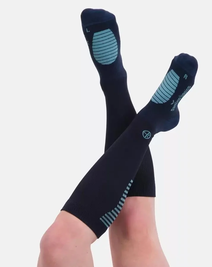 Bamboo Basics Compressie kous - Max Sport - Hoge sport kniekous heren