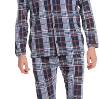 Pastunette Heren pyjama Flanel - knoopsluiting - NOS