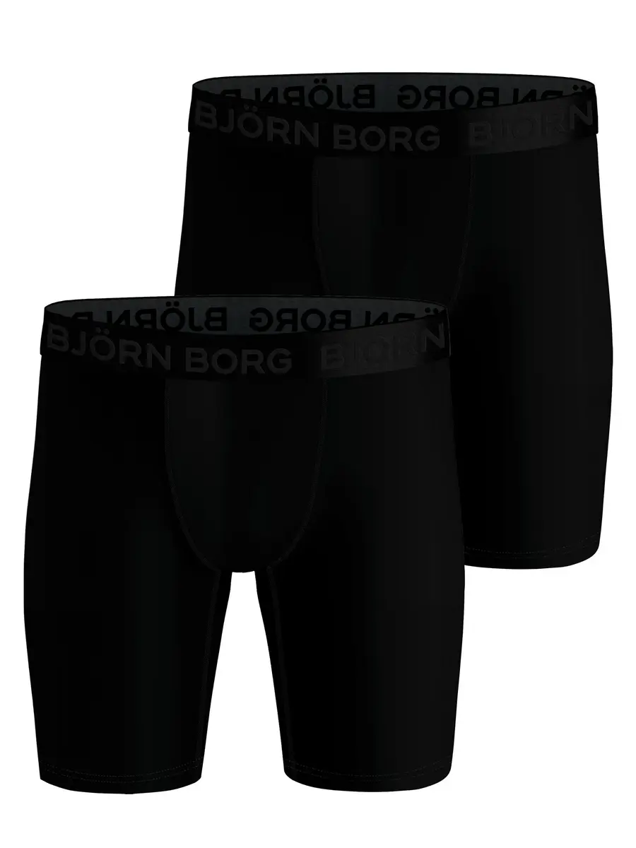 Bjorn Borg 2-Pack heren boxershort - Performance - Long Leg Bjorn Borg 2-Pack heren boxershort - Performance - Long Leg
