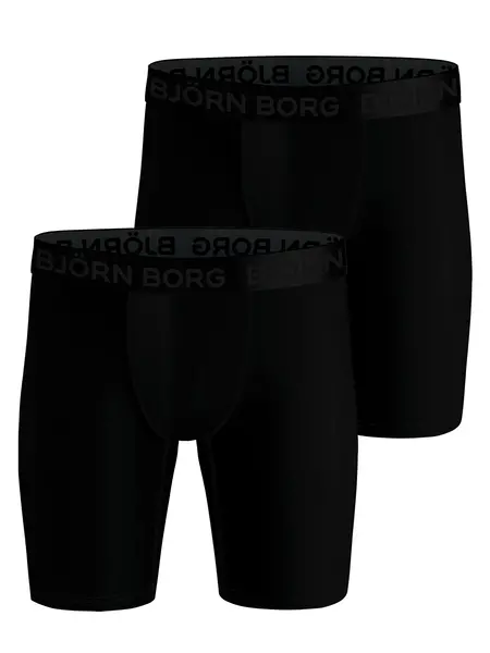 Bjorn Borg 2-Pack heren boxershort - Performance - Long Leg Bjorn Borg 2-Pack heren boxershort - Performance - Long Leg