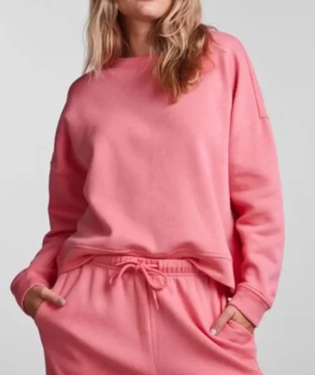 Pieces CHILI Sweater - Loungewear trui - Huispak dames top - Jogging trui Pieces CHILI Sweater - Loungewear trui - Huispak dames top - Jogging trui