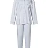 Lunatex tricot dames pyjama 4188 - Blauw