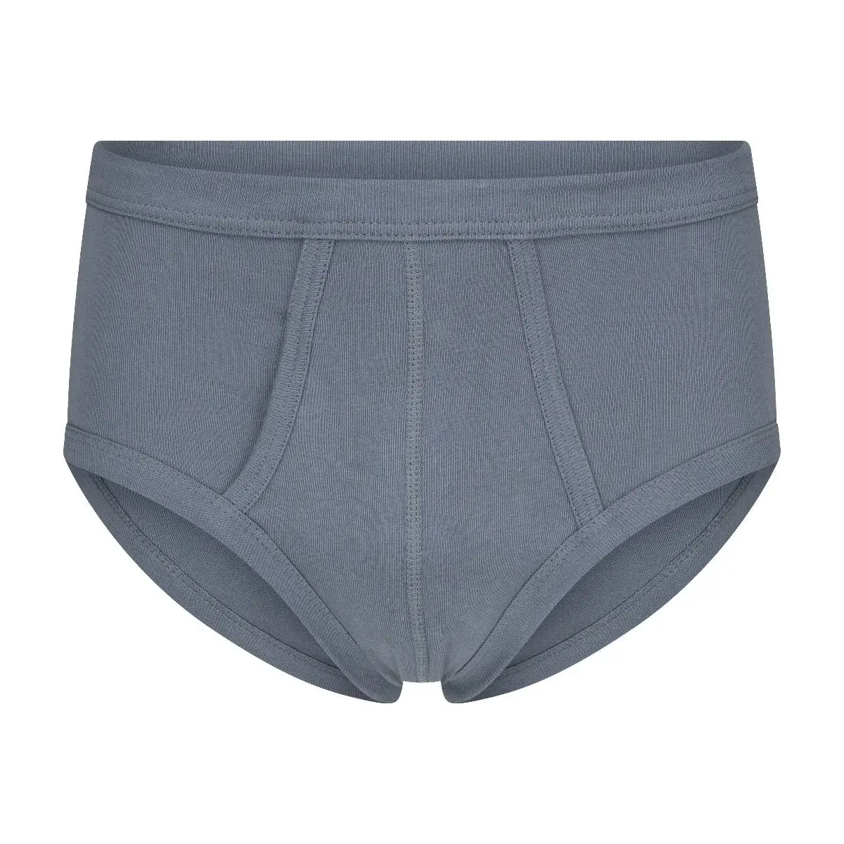 Beeren 2-pak heren slips met gulp antraciet - Grijze katoenen heren onderbroeken met sluiting Beeren 2-pak heren slips met gulp antraciet - Grijze katoenen heren onderbroeken met sluiting