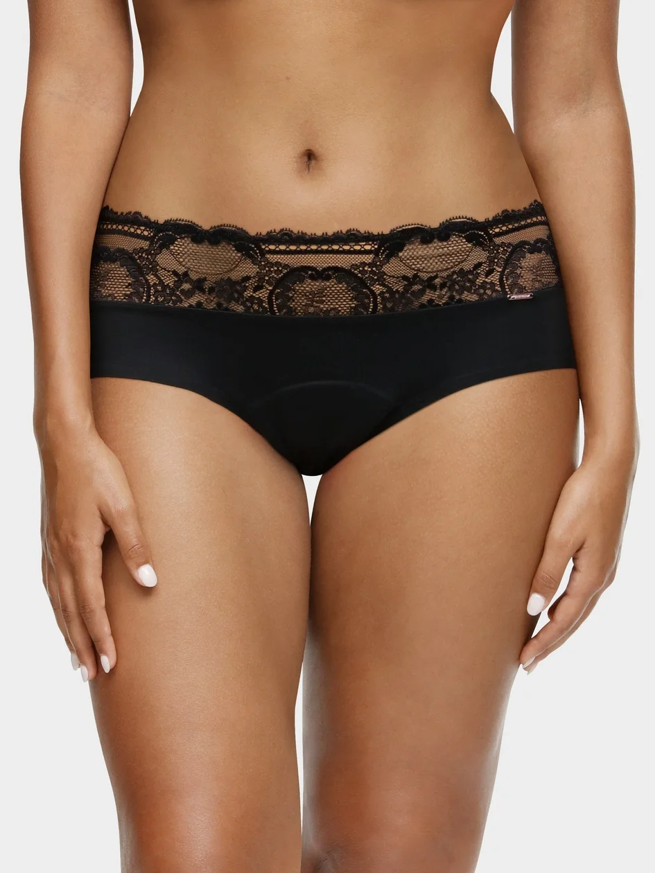 Chantelle - Menstruatie hipster - Period proof Hipster - Kanten hipster voor zware menstruatie
