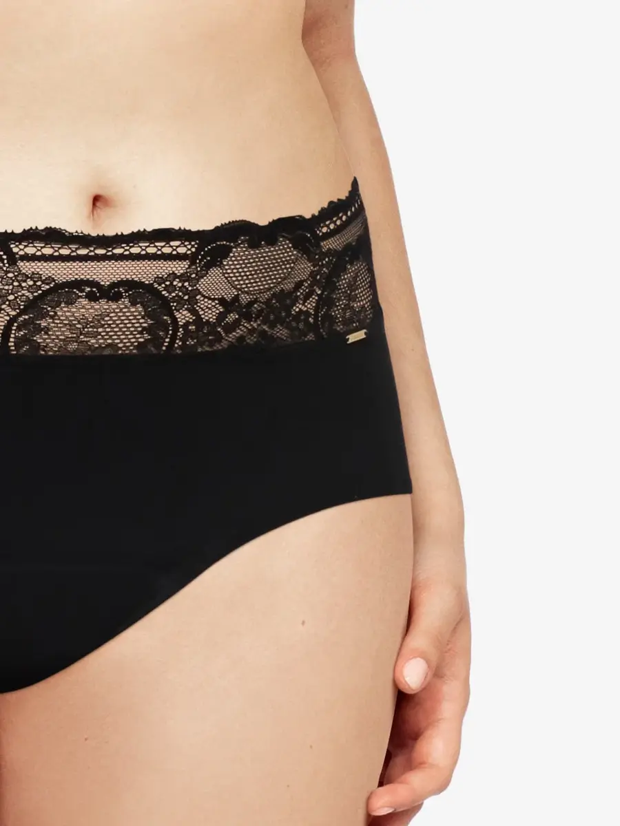 Chantelle - Menstruatie / incontinentie slip - Period proof slip - Kanten taille menstruatie slip