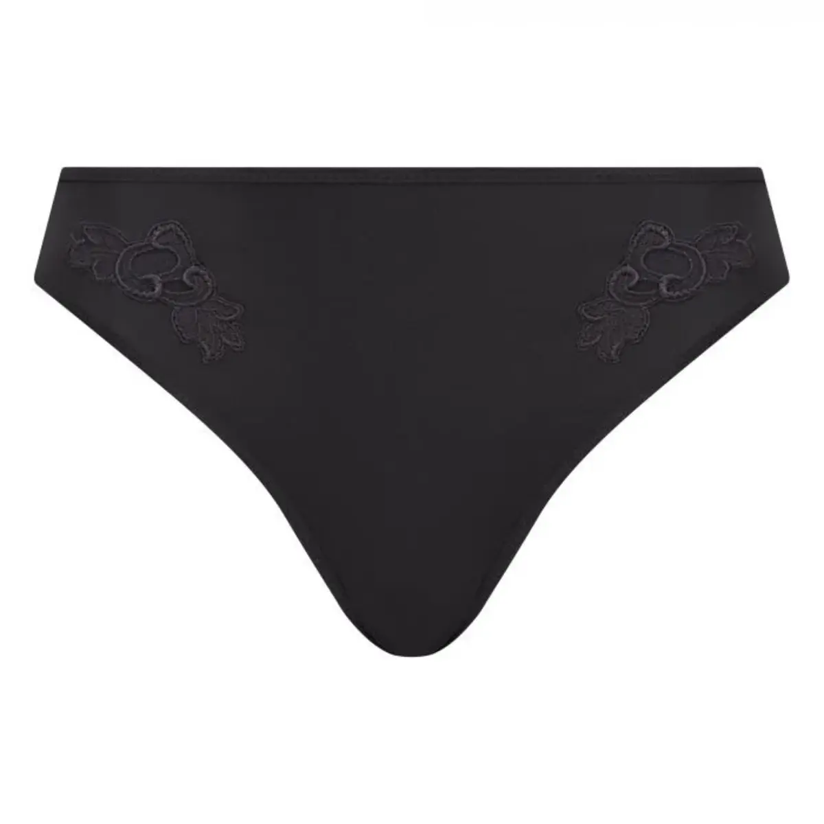 Chantelle Hedona - kanten bikini slip dames - Kanten dames ondergoed - zwarte onderbroek