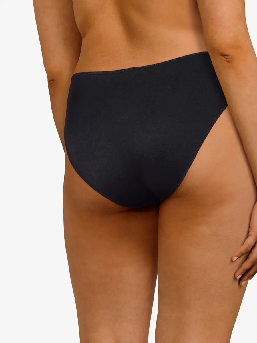 Chantelle Hedona - kanten bikini slip dames - Kanten dames ondergoed - zwarte onderbroek